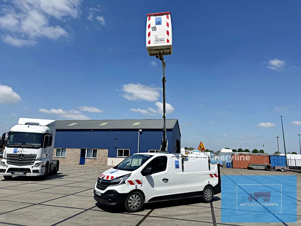 Renault Trafic DCI 101FCC FRANCE ELEVATEUR 66.000 KM 263 HRS 07-2022 EUR bilmontert lift til salgs | Machineryline NO Renault Trafic DCI 101FCC FRANCE ELEVATEUR 66.000 KM 263 HRS 07-2022 EUR bilmontert lift - Machineryline