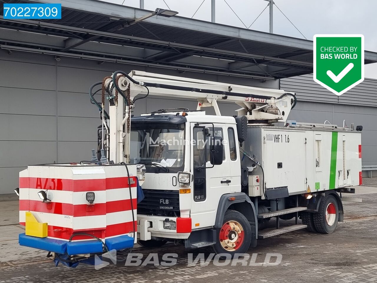 Volvo FL6 180 4X2 Carrus. EFI 1000 De-ice Steelsuspension Arbeitbühnen lift