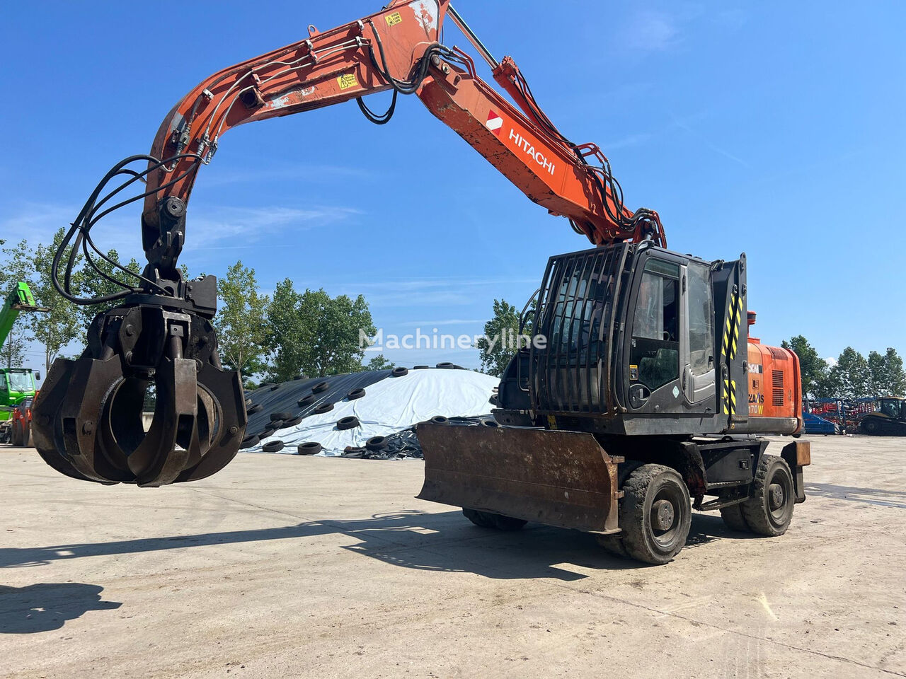 Hitachi ZX170 Excavator Pentru Fier Vechi excavadora de rueda de cangilones