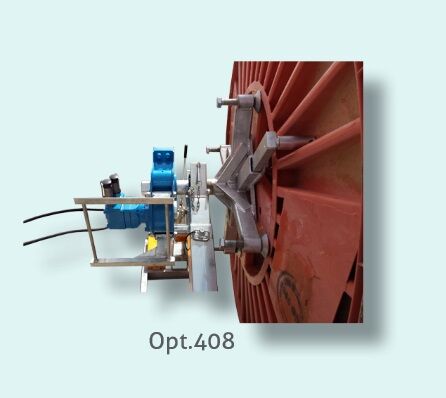 tời kéo dây cáp F155.100 – opcja 408 Napęd hydrauliczny do stojaka