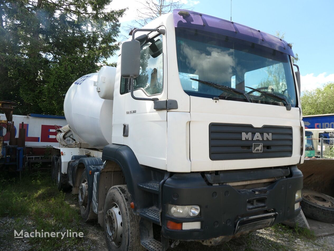 MAN TGA 35.360--10cm3 concrete mixer