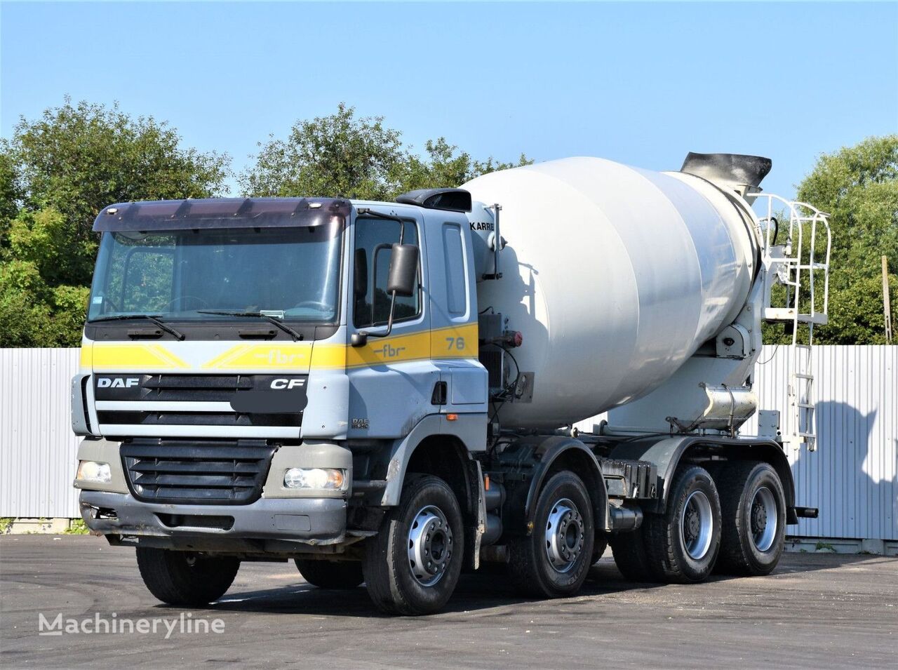 betonvežis Karrena  su DAF CF 85.340 važiuokle