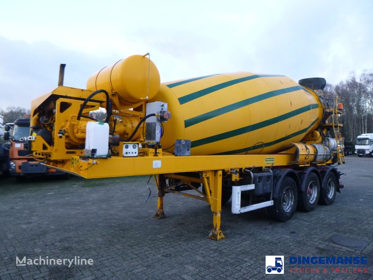 автобетонозмішувач De Buf Concrete mixer trailer BM12-39-3 12 m3