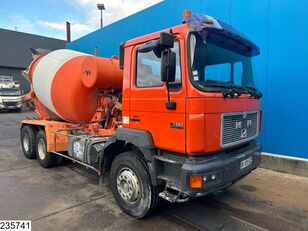 MAN 27 293 6x4, Manual transmission, Steel suspension concrete mixer truck