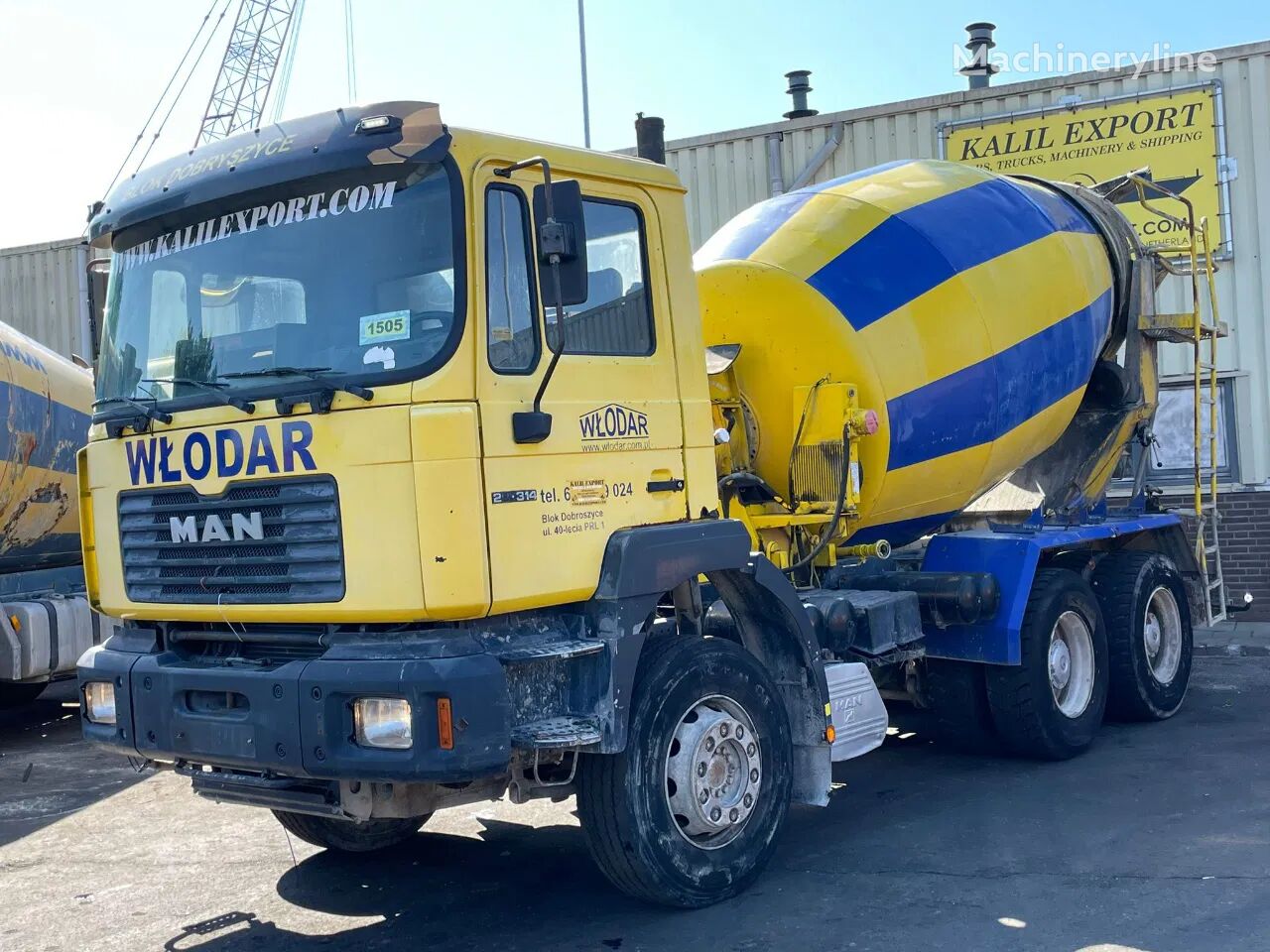 کامیون میکسر بتن MAN 28.314 Concrete Mixer 6x4 Full Steel Suspension ZF Good Conditio - Machineryline