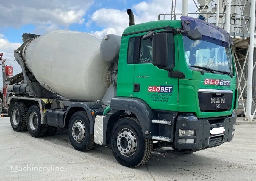 truck pencampur adonan beton Stetter  dengan sasis MAN TGS 32.360