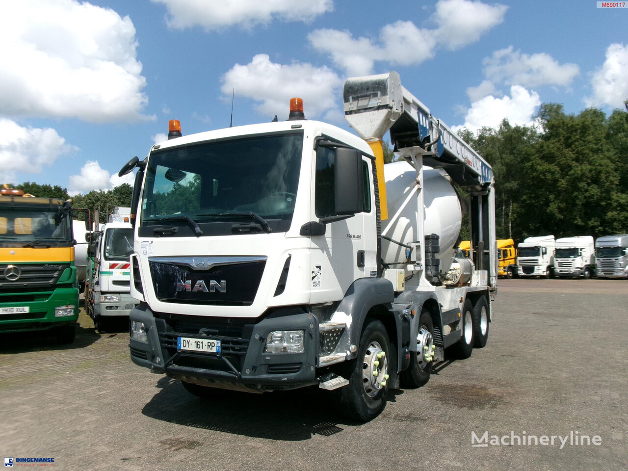 camion malaxeur IMER Group  sur châssis MAN TGS 32.360