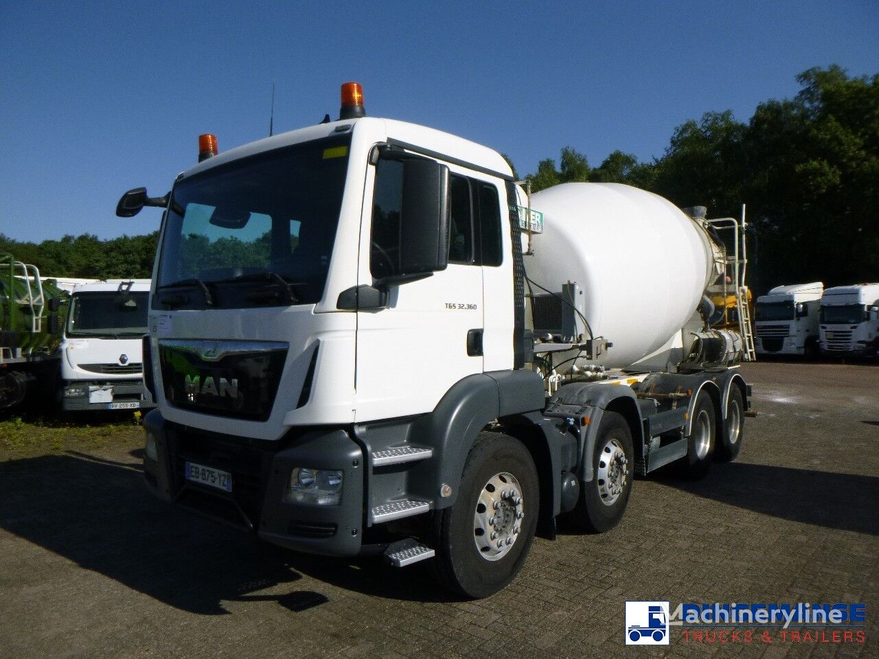 MAN TGS 32.360 8X4 Euro 6 Imer concrete mixer 9 m3 camión hormigonera