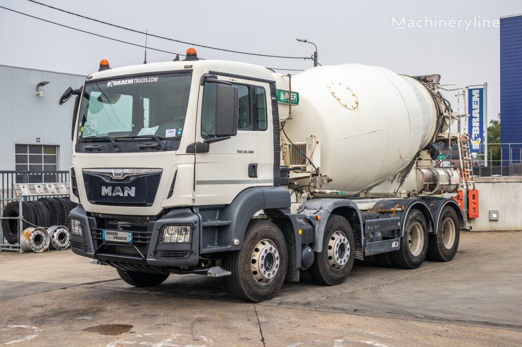 MAN TGS 32.360 BB+ MIXER 9M³ betonblander lastbil