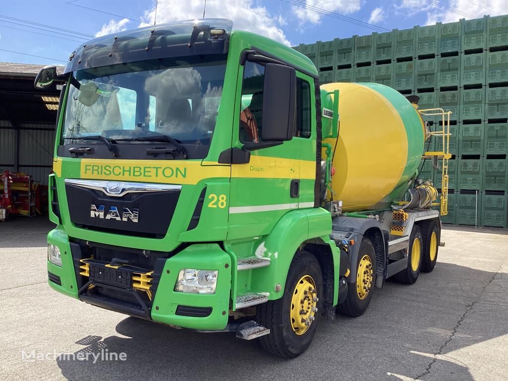 Liebherr  on chassis MAN TGS 32.400 concrete mixer truck