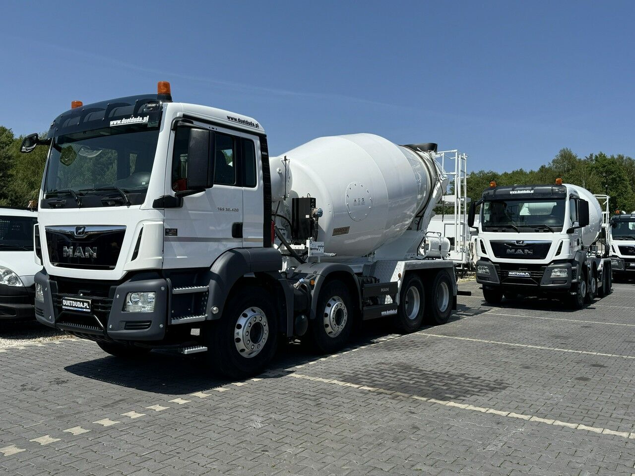 Stetter  on chassis MAN TGS 32.420  concrete mixer truck