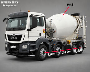 автобетоносмеситель Euromix MTP  на шасси MAN TGS 32.420 / 8x4 / BETONOMIESZARKA / GRUSZKA 9 M3 / EURO 6