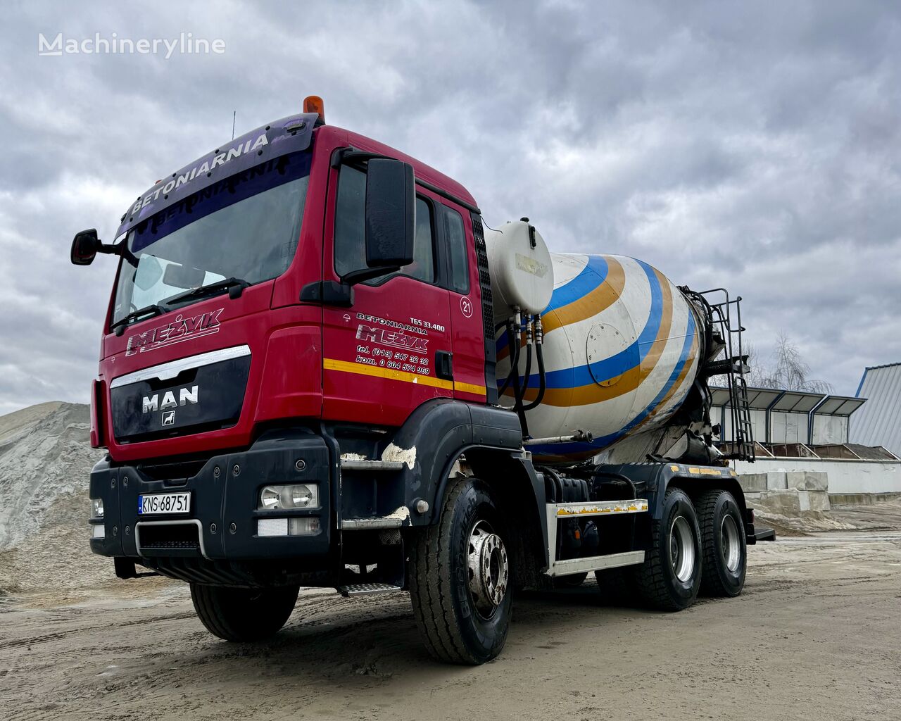 camion malaxeur Cifa  sur châssis MAN TGS 33 400