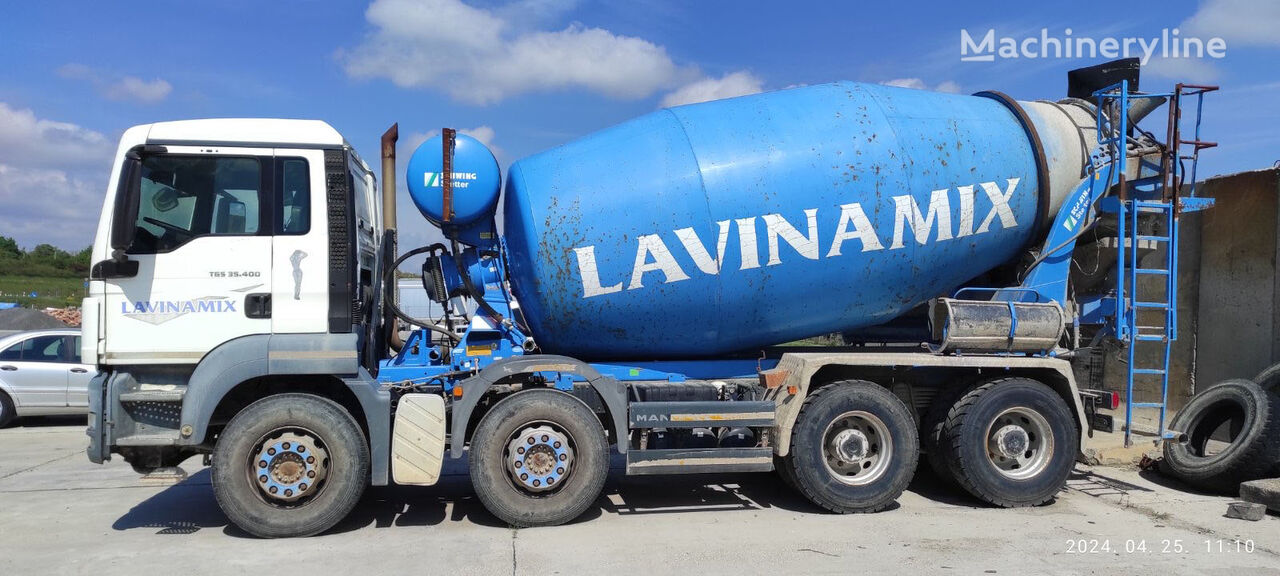 Stetter  on chassis MAN TGS 35.400  concrete mixer truck