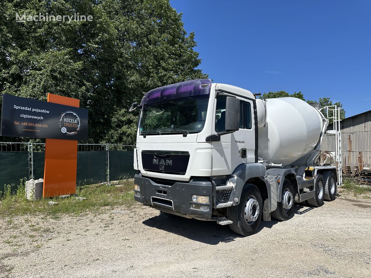 camion malaxeur Stetter  sur châssis MAN TGS 35.400