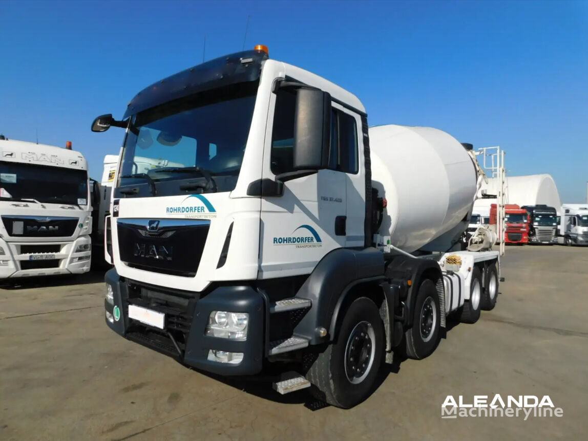 Stetter  on chassis MAN TGS 37.420 concrete mixer truck