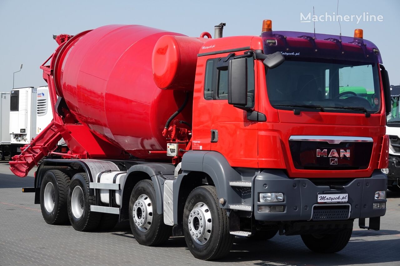 бетон миксер Cifa  на шаси MAN TGS 41.480 / 8X4 / GRUSZKA / BETONOMIESZARKA / 12 M3 / CIFA / RY