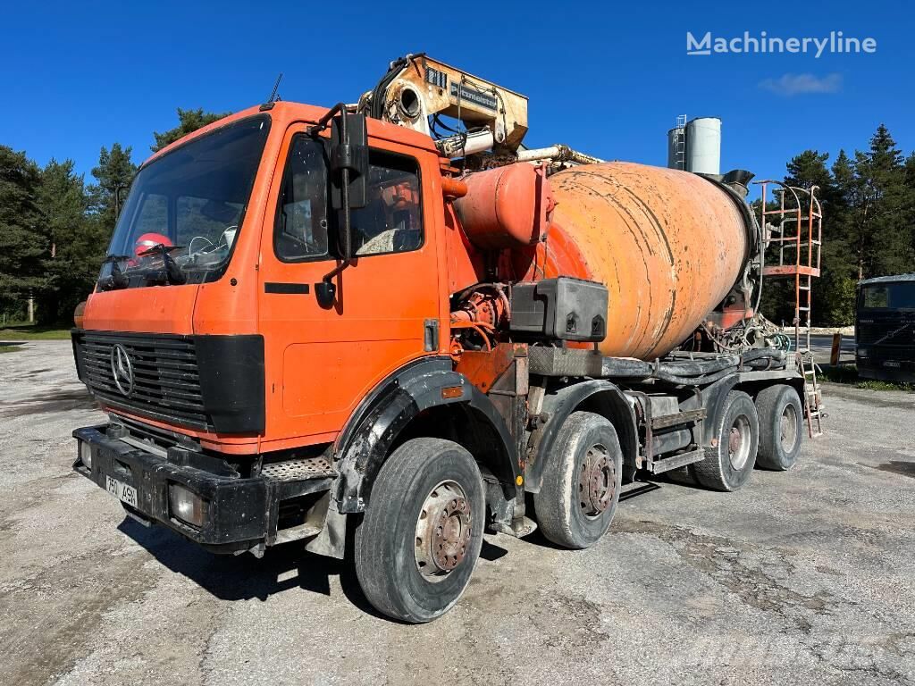 camion malaxeur Putzmeister  sur châssis Mercedes-Benz 3234