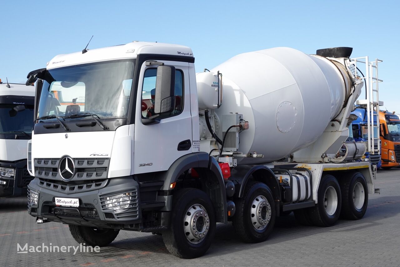 Huch  on chassis Mercedes-Benz AROCS 3240 concrete mixer truck