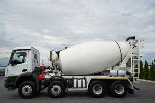Euromix MTP  on chassis Mercedes-Benz AROCS 3240 / GRUSZKA 9M3 / 8x4 / BETONOMIESZARKA / OPONY 100% /  concrete mixer truck