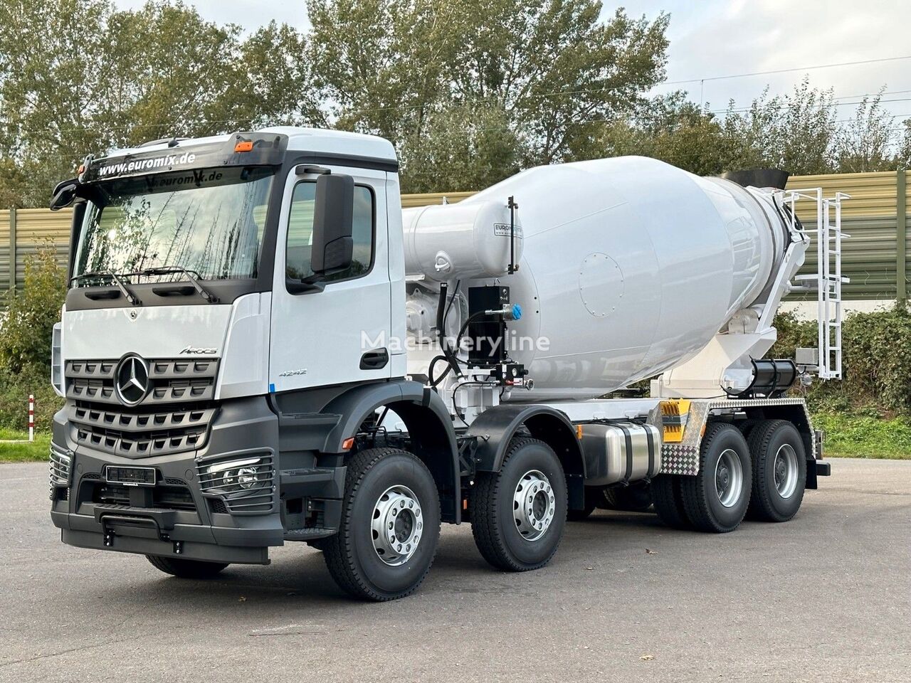 new Euromix MTP  on chassis Mercedes-Benz AROCS 5 4242  concrete mixer truck