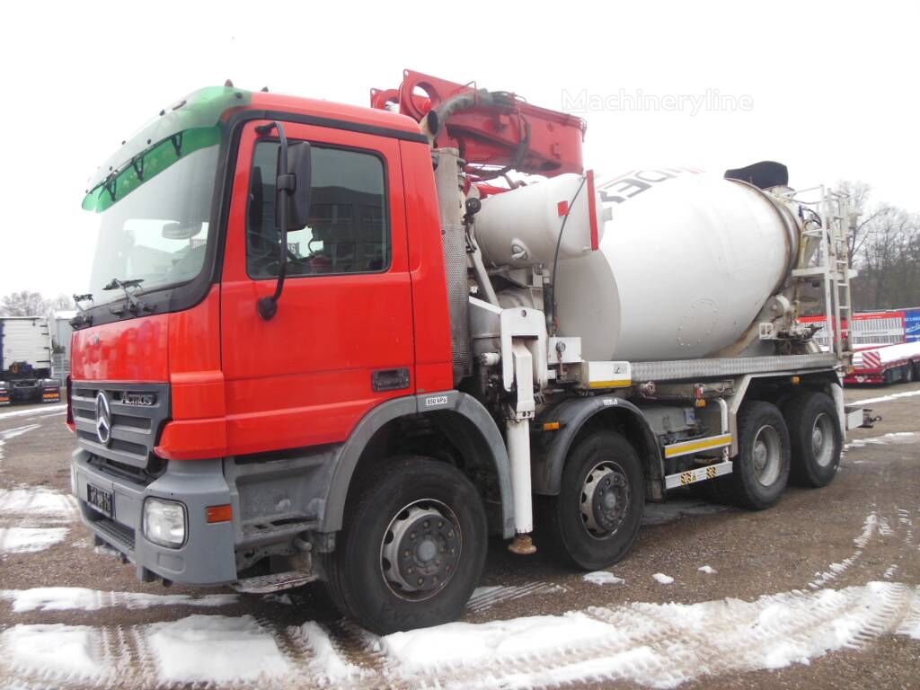 Liebherr  on chassis Mercedes-Benz Actros 3241 concrete mixer truck