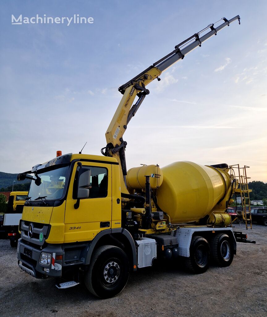 Stetter  on chassis Mercedes-Benz Actros 3341 concrete mixer truck