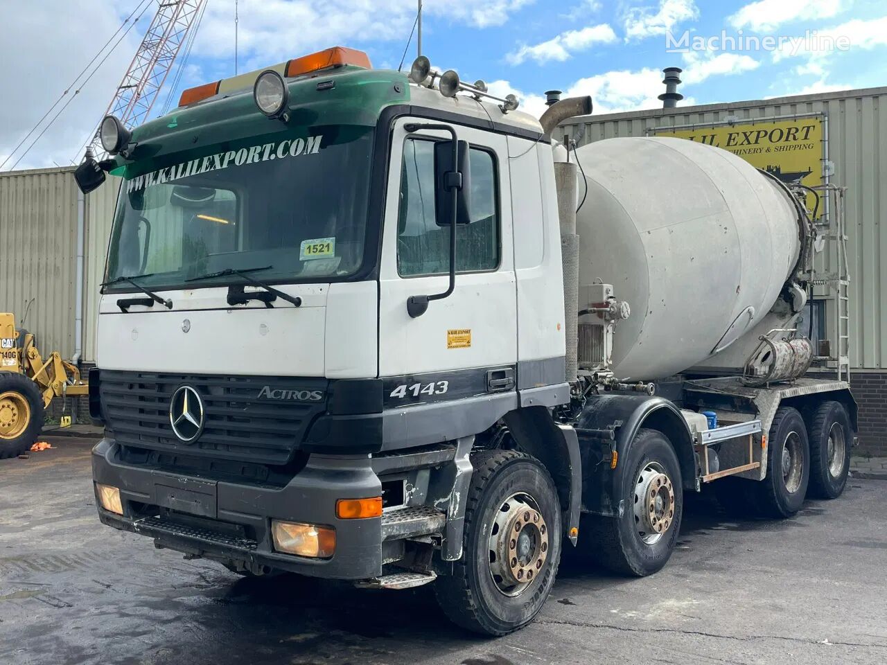 Mercedes-Benz Actros 4143 Mixer 9CBM Schwing 8x4 Full Steel Suspension EPS V6  Betonfahrmischer