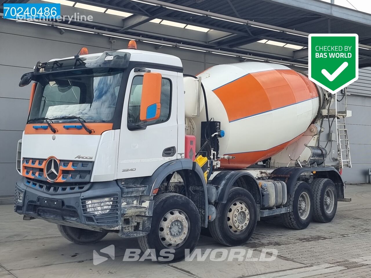 شاحنة خلط الخرسانة Mercedes-Benz Arocs 3240 8X4 9m3 Mixer Euro 6