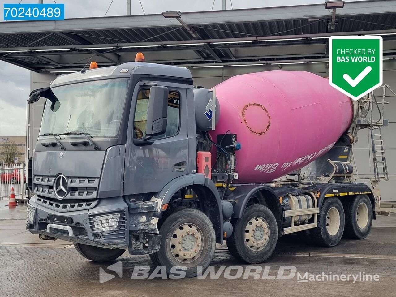 Mercedes-Benz Arocs 3240 8X4 9m3 Mixer Euro 6 betongbil