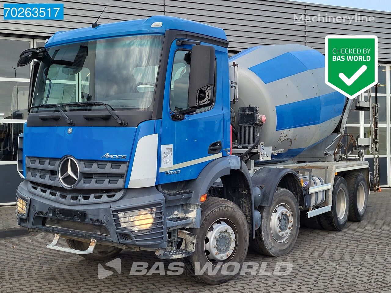 Mercedes-Benz Arocs 3240 8X4 Schwing Stetter 9m3 ClassicSpace Steelsuspension  Betonfahrmischer