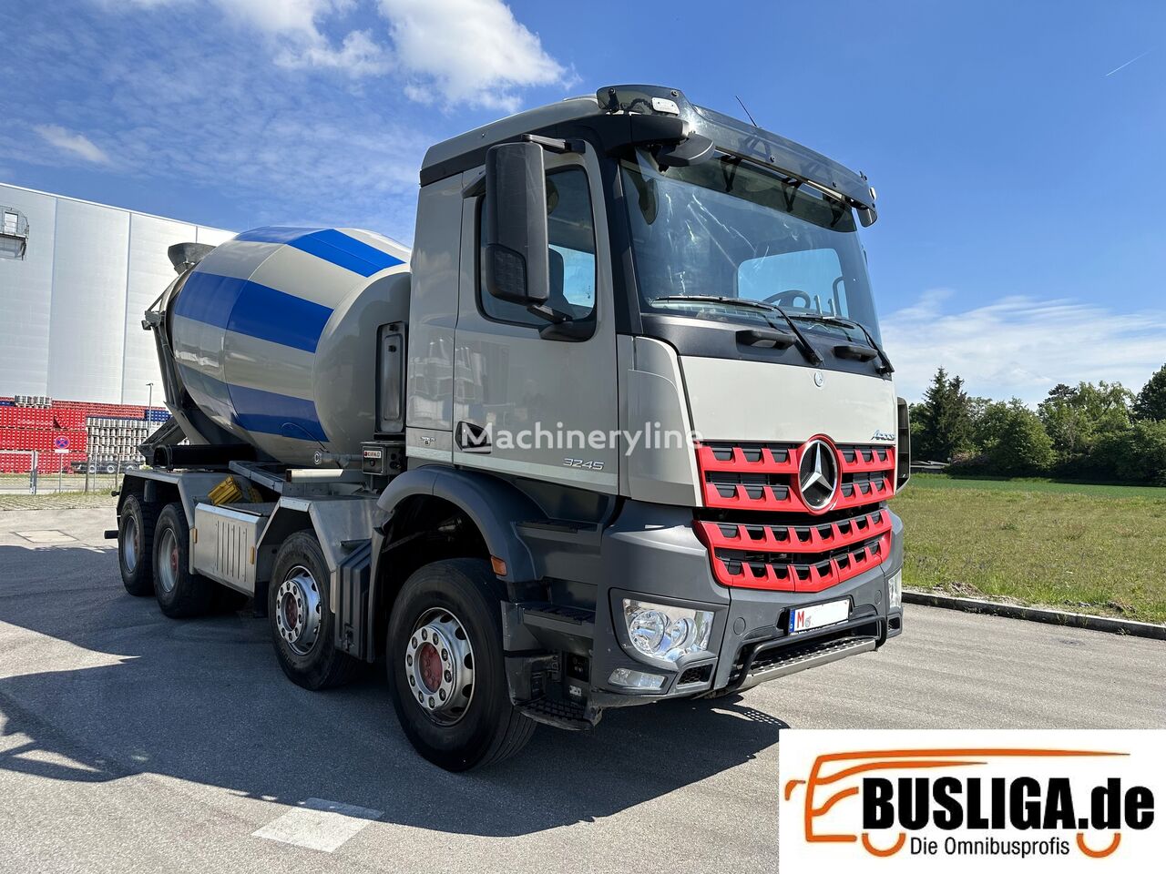 camion malaxeur Cifa  sur châssis Mercedes-Benz Arocs 3245