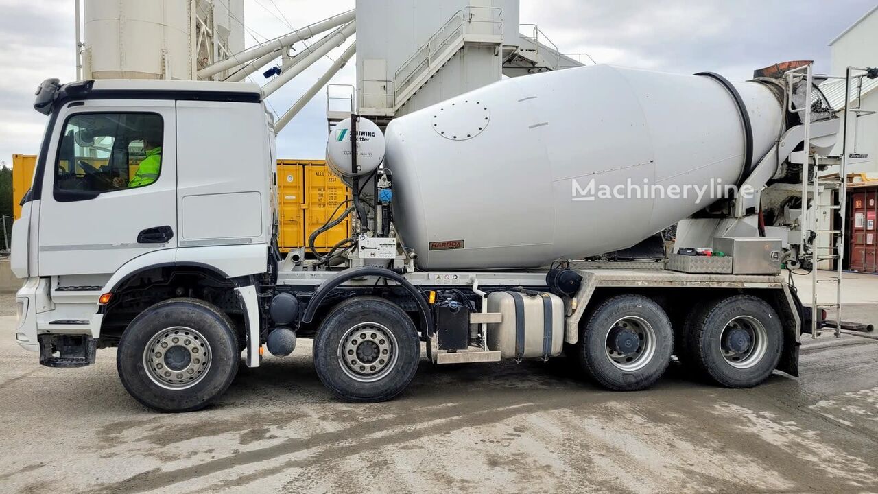 Camion malaxeur Stetter sur châssis Mercedes-Benz Arocs 3246 Stetter 9 cbm à vendre | Machineryline ML Camion malaxeur Stetter sur châssis Mercedes-Benz Arocs 3246 Stetter 9 cbm - Machineryline