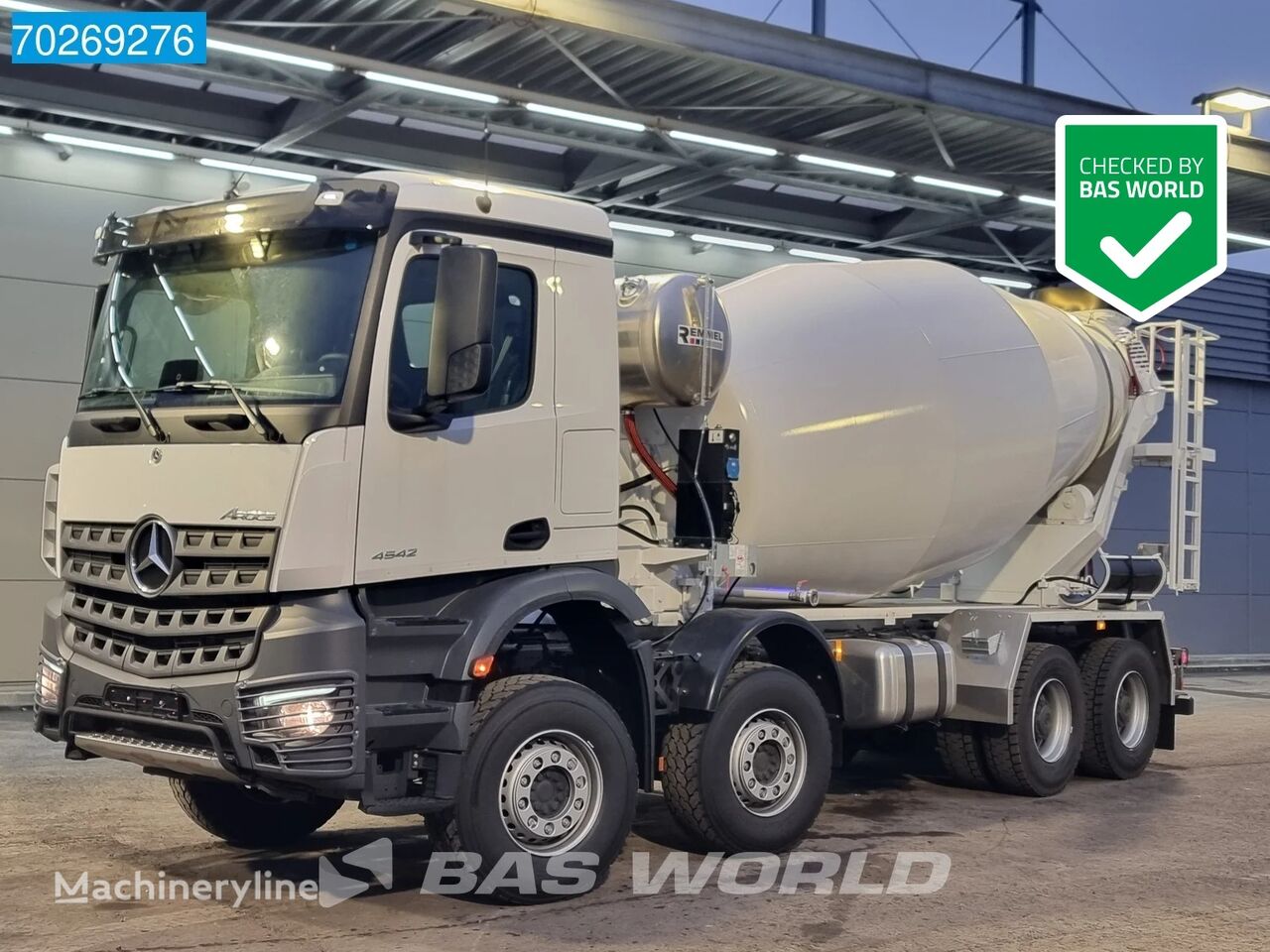 новый автобетоносмеситель Mercedes-Benz Arocs 4542 8X4 12m3 Remmel mixer German Quality Big-Axle Euro 3