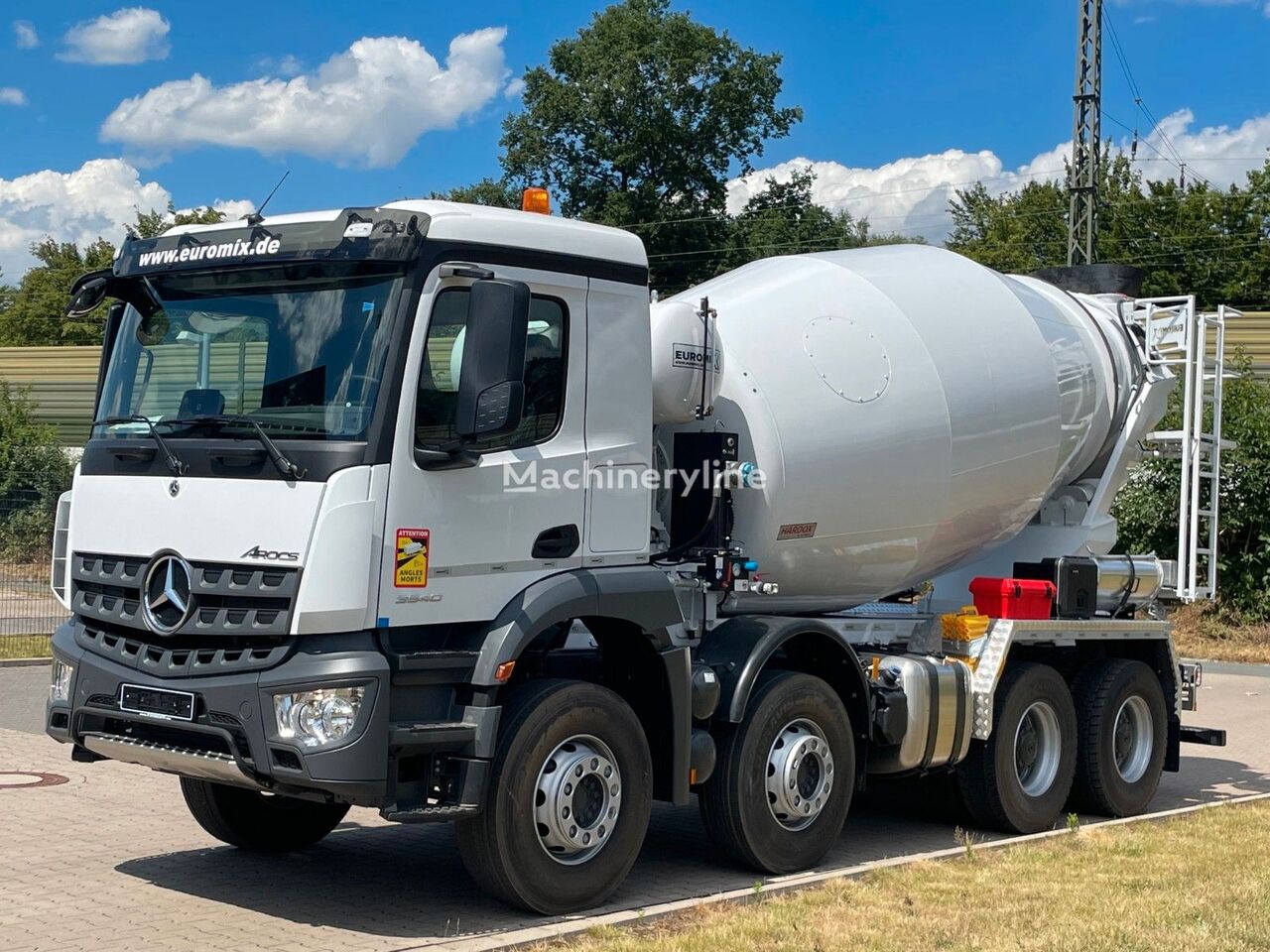 новый автобетоносмеситель Euromix MTP  на шасси Mercedes-Benz Arocs  5  3540