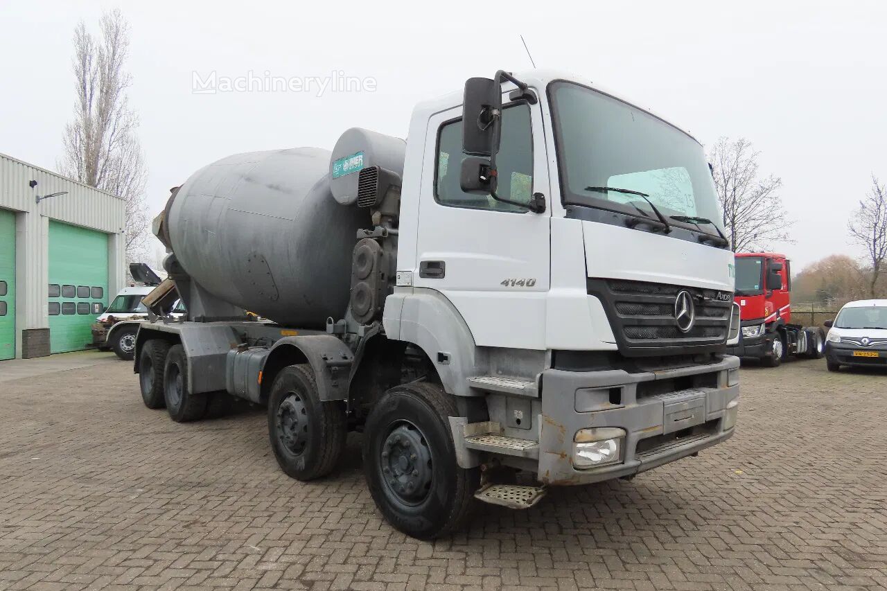 Mercedes-Benz Axor 4140 236540 KM! Manual gearbox, FULL SPRING! 8h4 kamion mješalica za beton