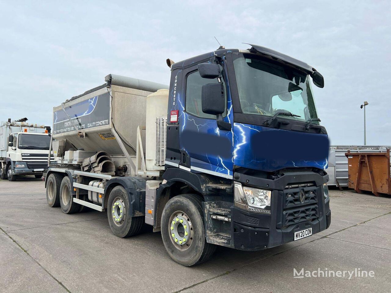 Renault concrete mixer truck