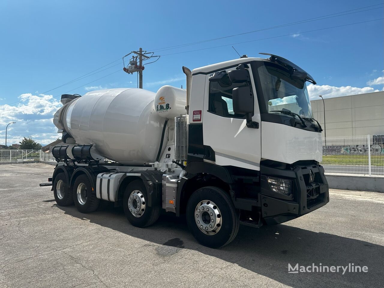 SMB  on chassis Renault 460 concrete mixer truck