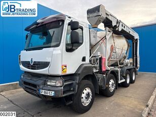 camion malaxeur Renault Kerax 410 Dxi 8x4, EURO 4, 9m3, Steel suspension