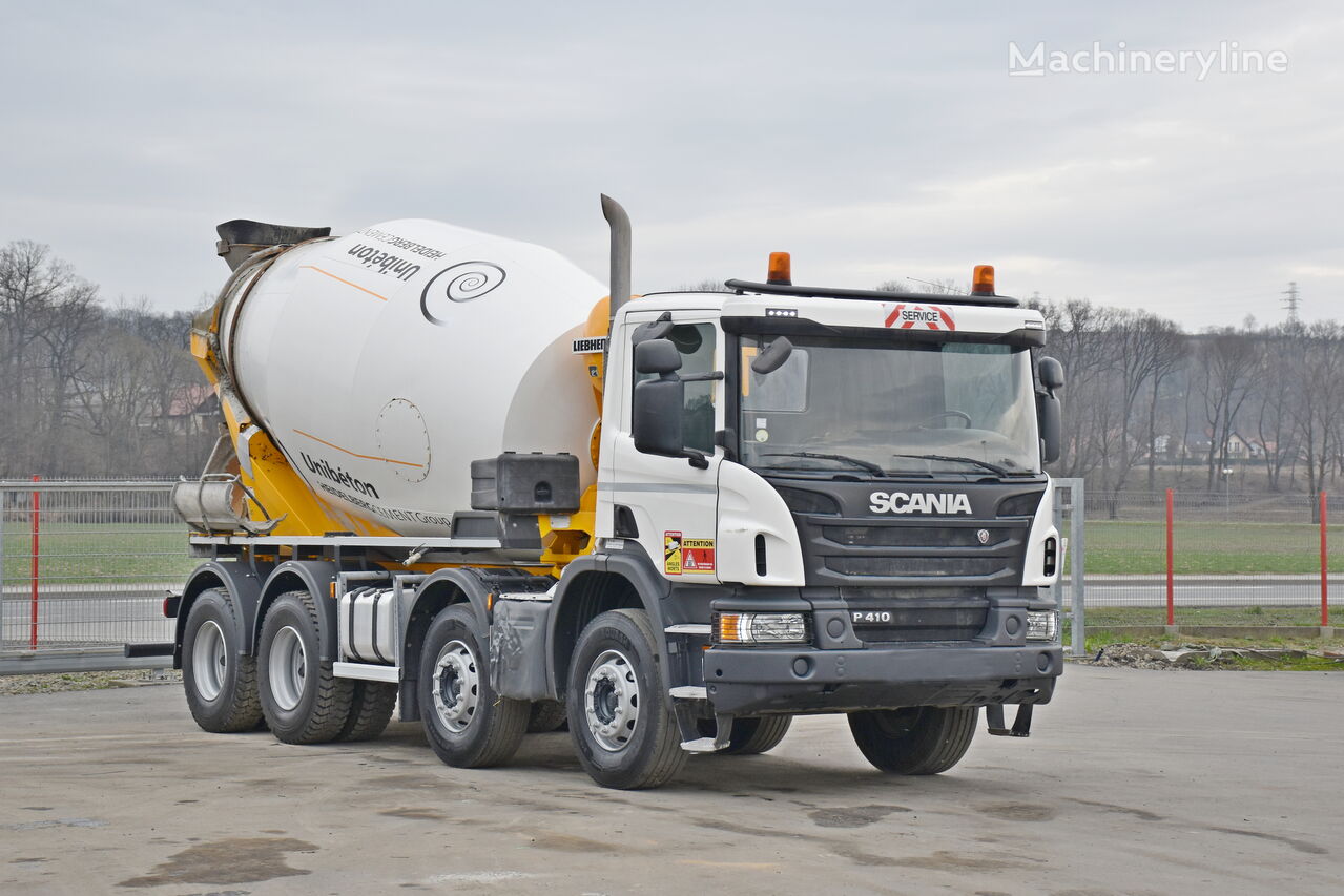 autobetoniera Liebherr  pentru şasiu Scania P 410