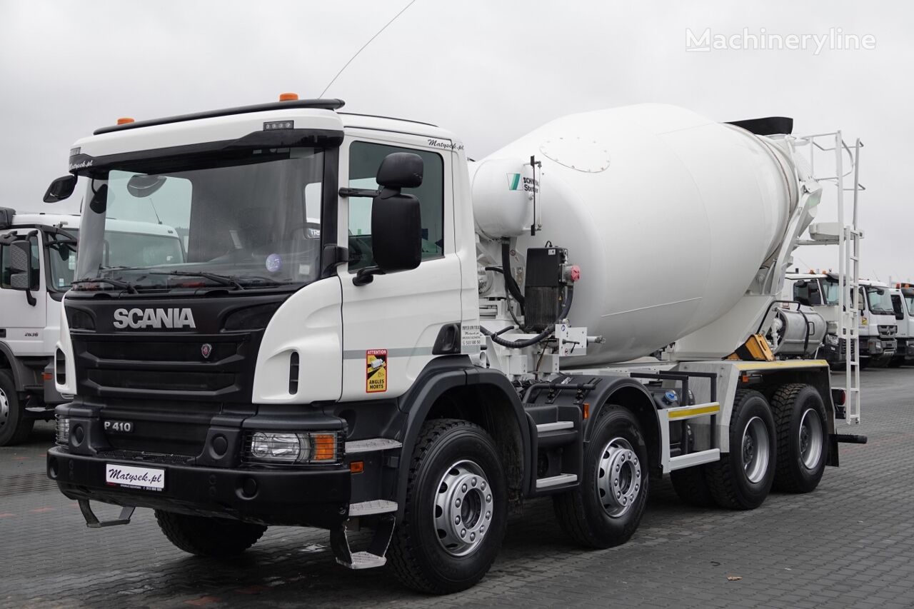 camion malaxeur Stetter  sur châssis Scania P 410