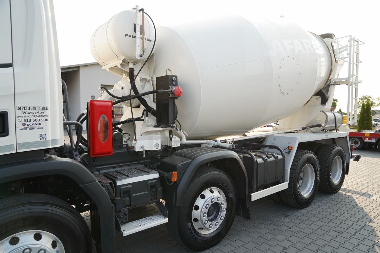 Scania P 410 XT / BETONOMIESZARKA / GRUSZKA / PUTZMEISTER 9 m3 / EURO 6