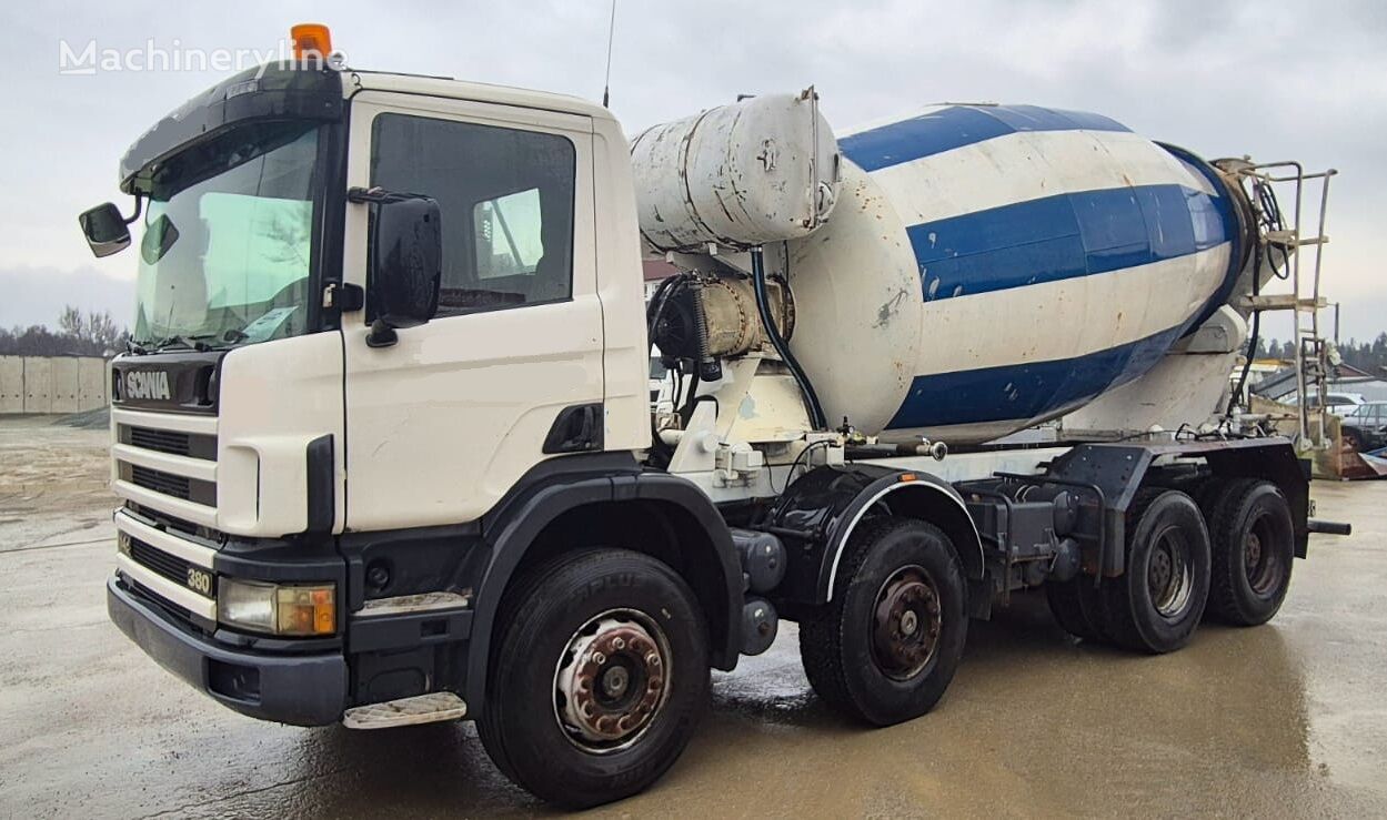 Liebherr  on chassis Scania P380 concrete mixer truck