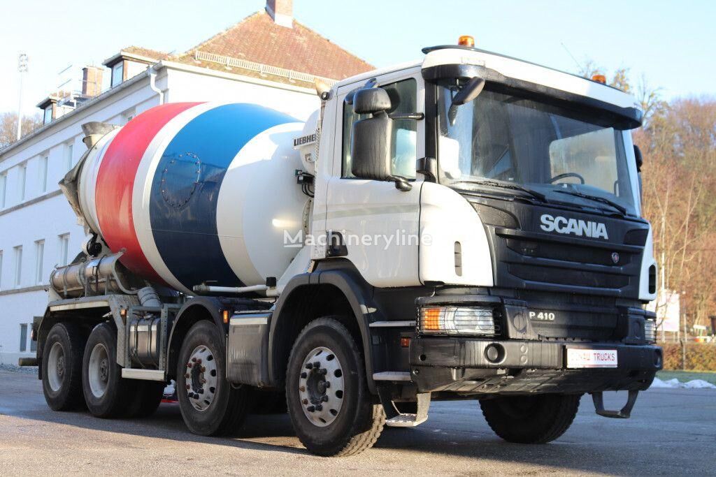 شاحنة خلط الخرسانة Scania P410 EURO6 Liebherr 9m3 TÜV Neu