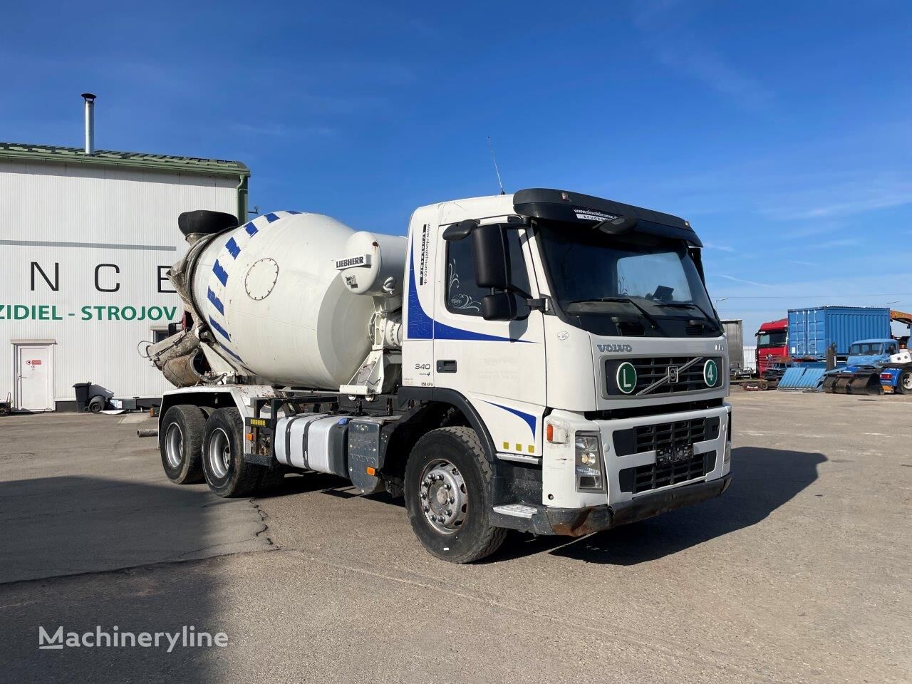 Liebherr  on chassis Volvo FM 340 64R  concrete mixer truck