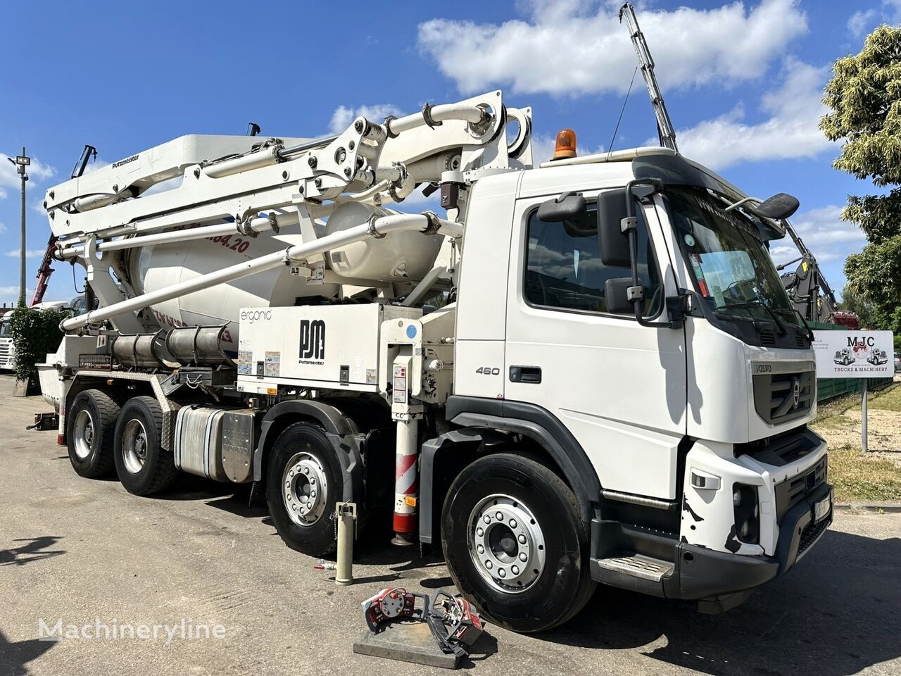 شاحنة خلط الخرسانة Volvo FMX 460 8x4 PUMI - MIXER + PUMP - PUTZMEISTER TMM 24-3 (24m) + L