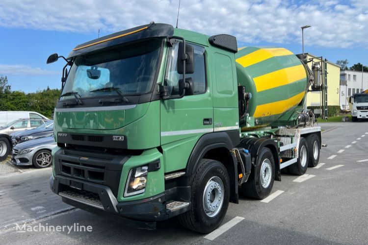 Volvo FMX-460 8x4 Stetter 10m3 betongblander lastebil