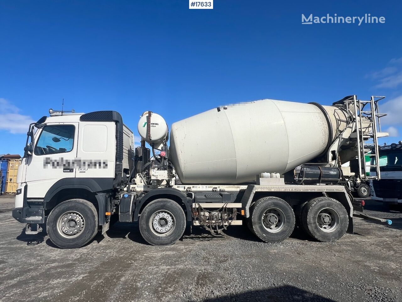 camion malaxeur Stetter  sur châssis Volvo FMX 500