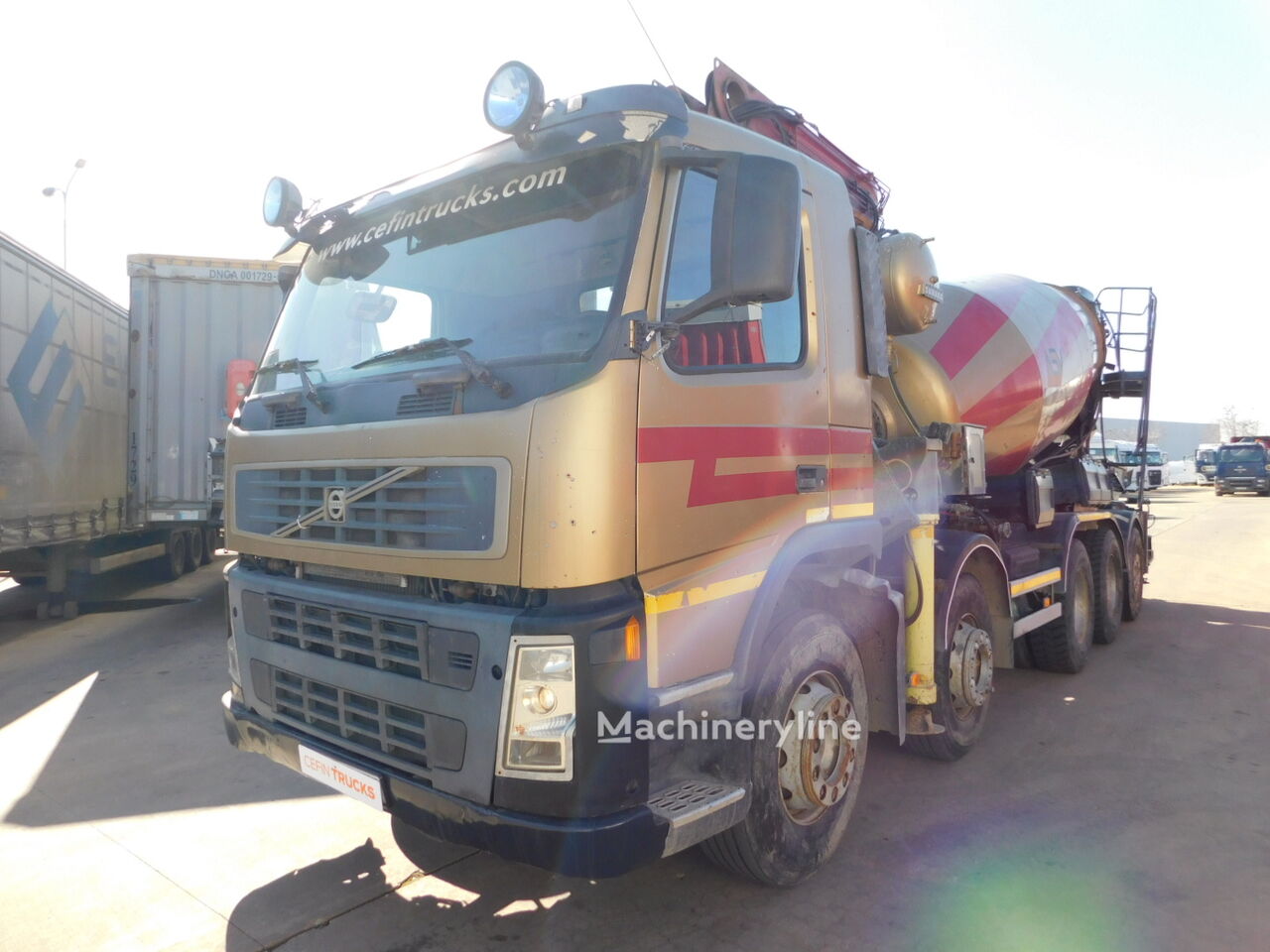 Купить автобетоносмеситель Volvo Pompa de beton cu mixer fm 9 | Machineryline KG Автобетоносмеситель Volvo Pompa de beton cu mixer fm 9 - Machineryline