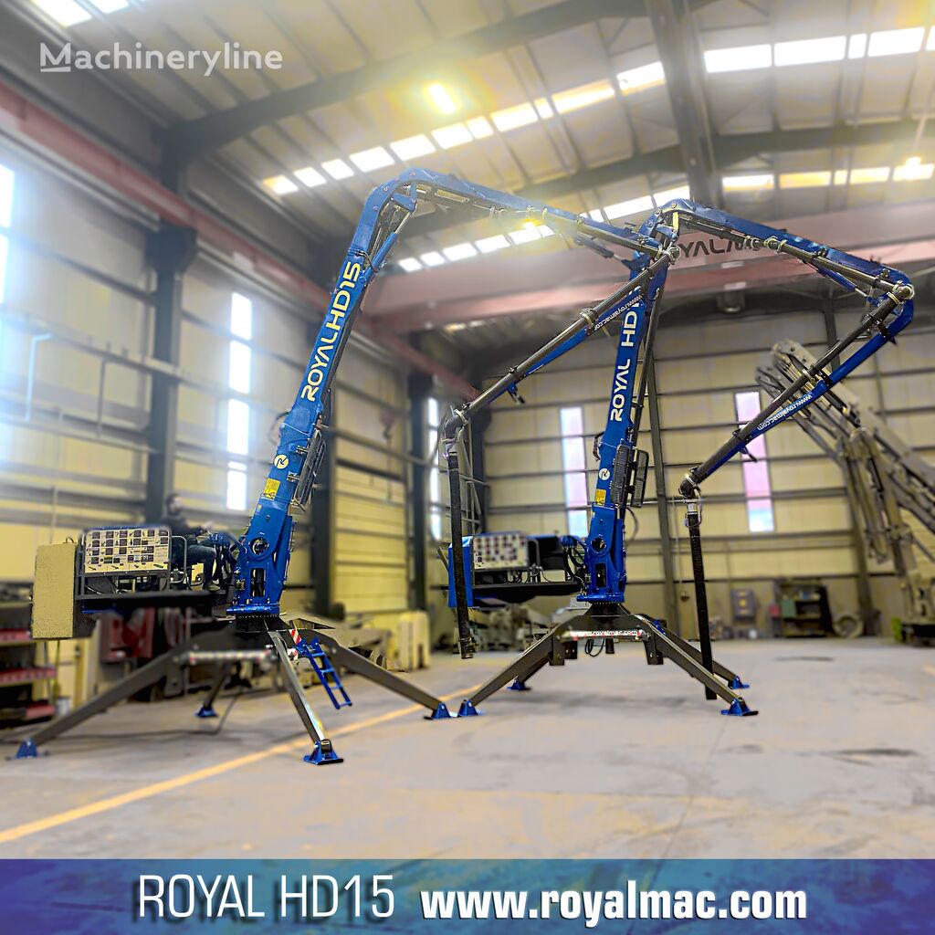 Royalmac HD15 SPIDER PLACING BOOM beton plaatsen giek